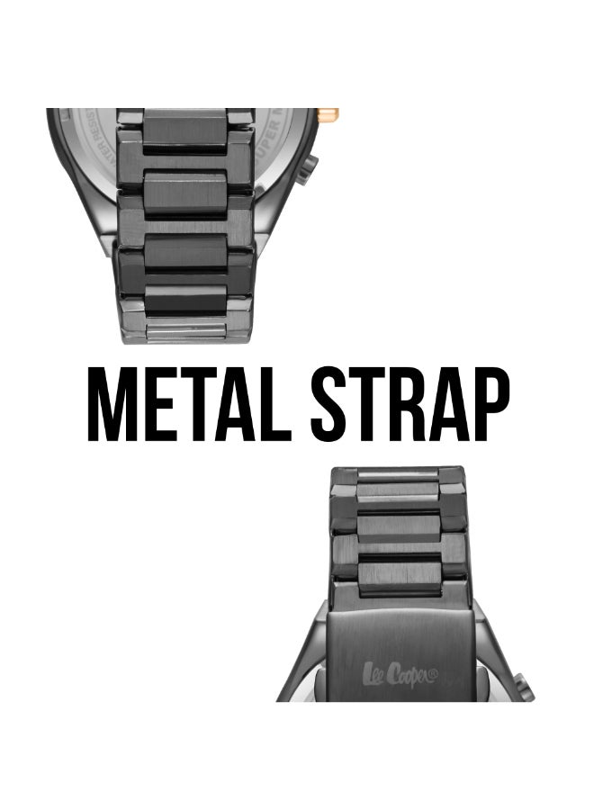 Lee Cooper Men's Metal Multi Function Watch LC08026.060 - 45 mm - Image 5